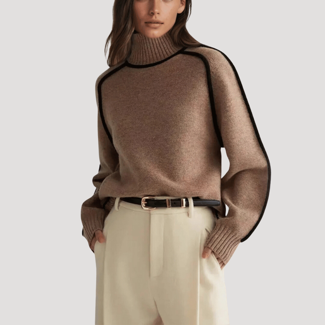 Fleecora | Organic turtleneck sweater