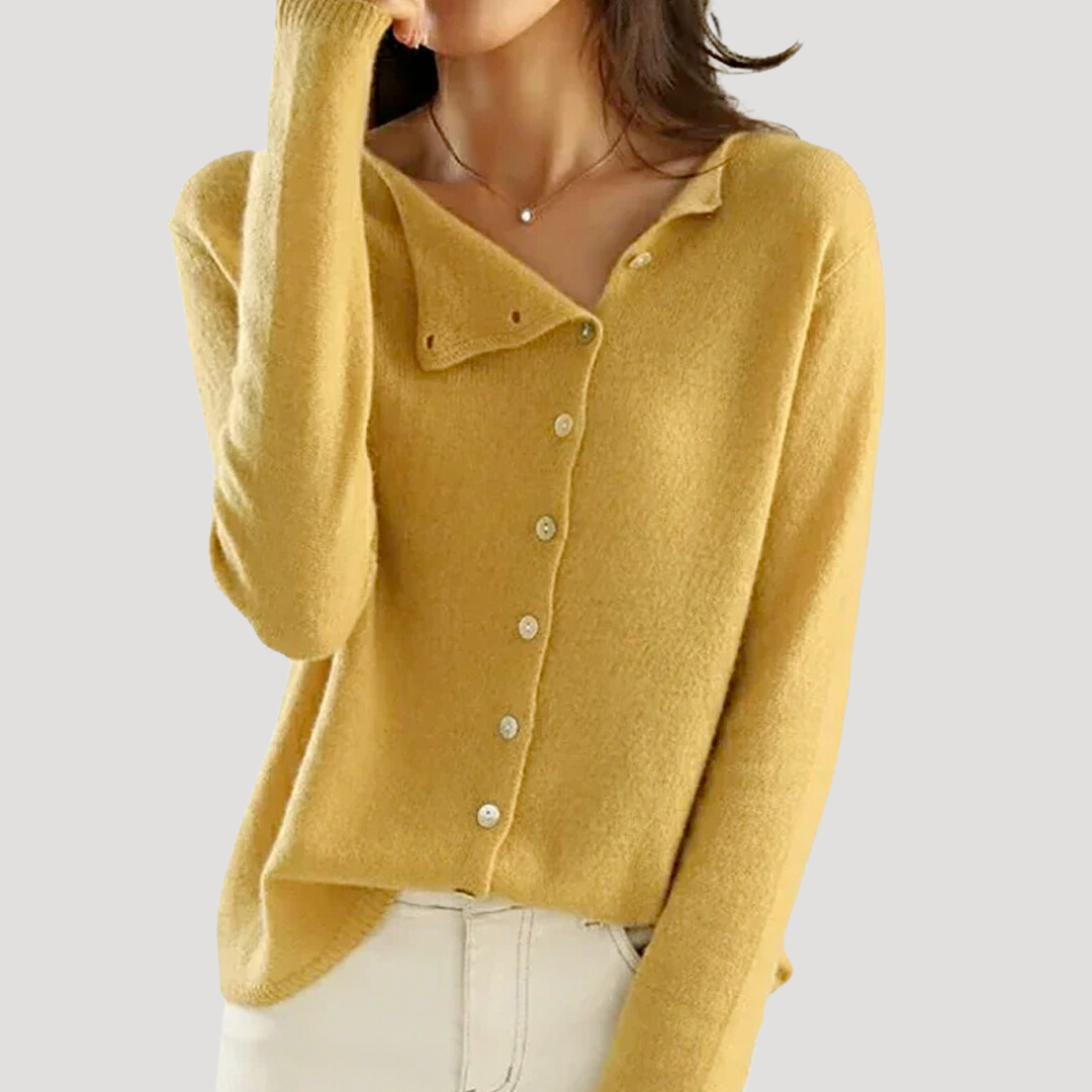 MiraCozy | Classic Buttoned Knit Cardigan