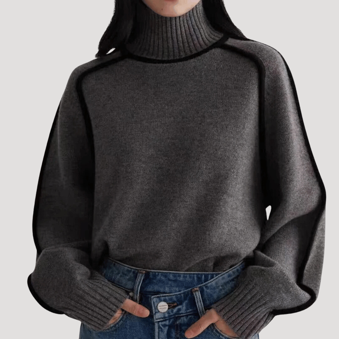 Fleecora | Organic turtleneck sweater