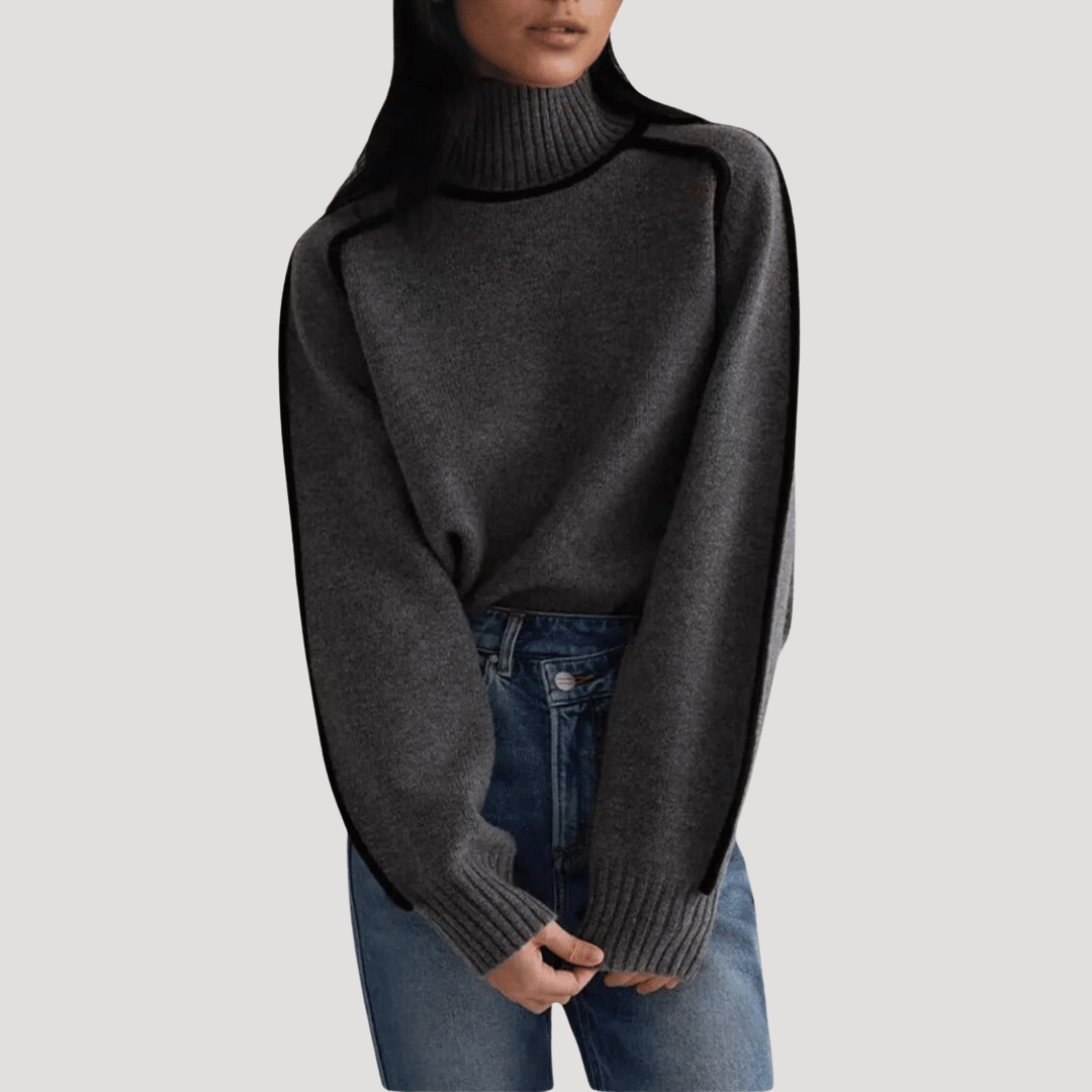 Fleecora | Organic turtleneck sweater