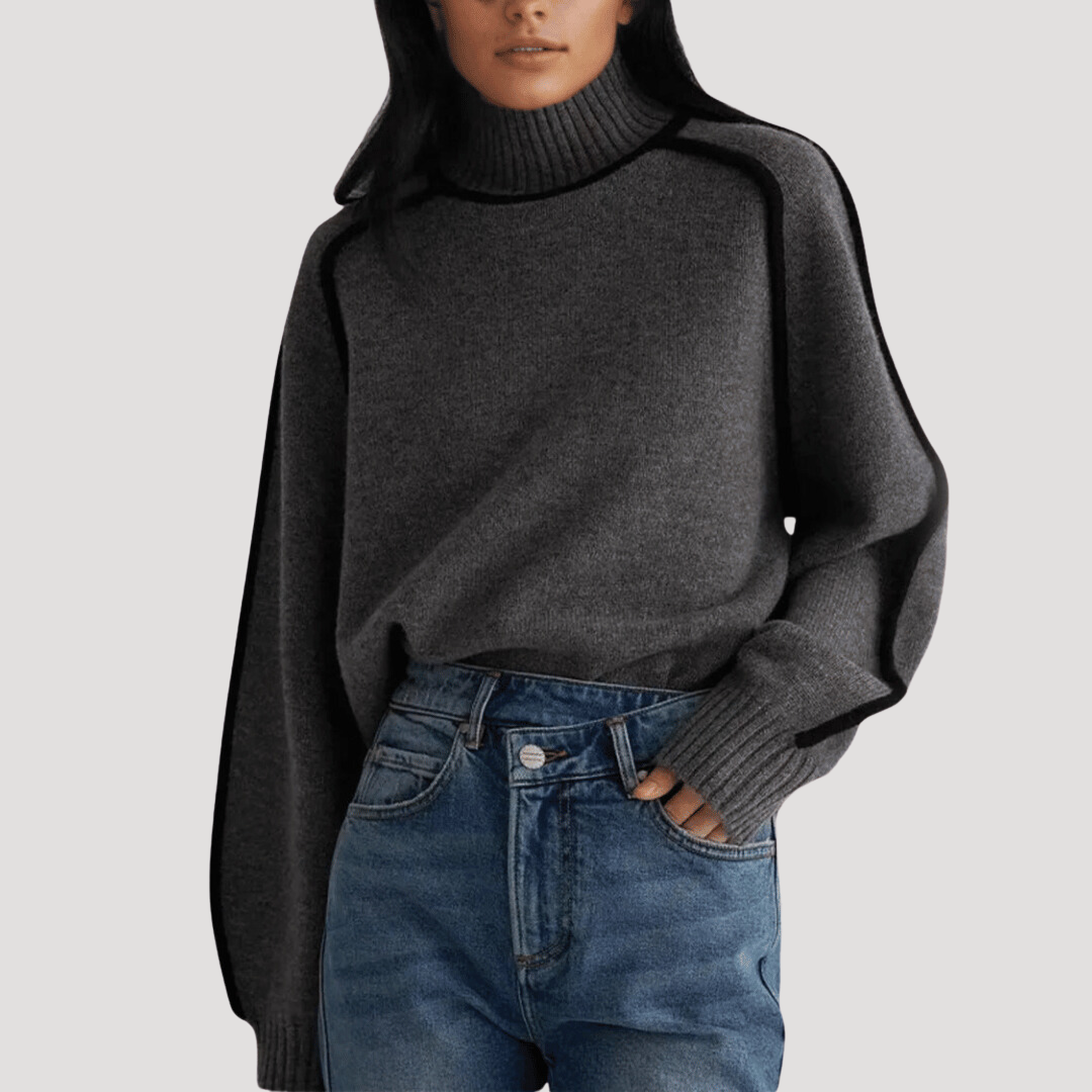 Fleecora | Organic turtleneck sweater