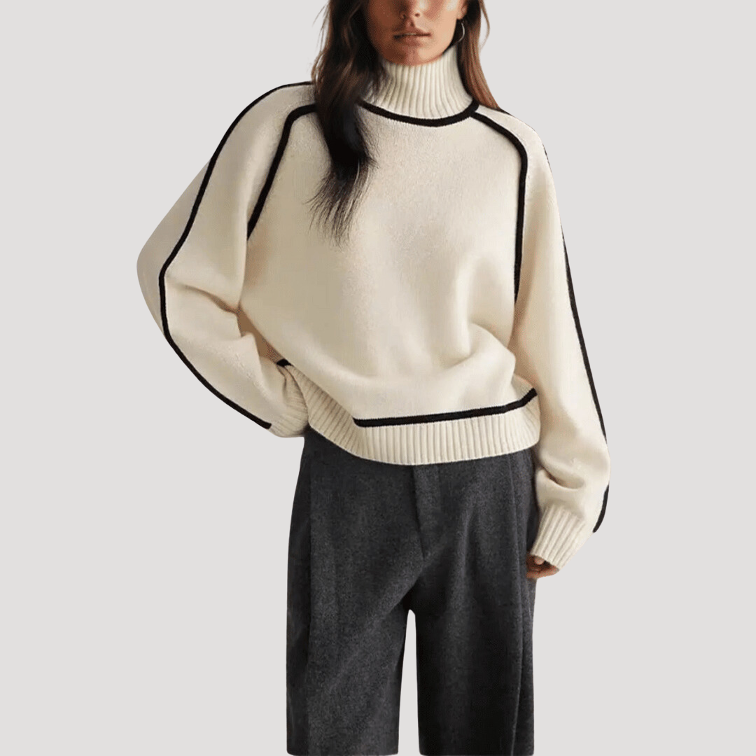 Fleecora | Organic turtleneck sweater