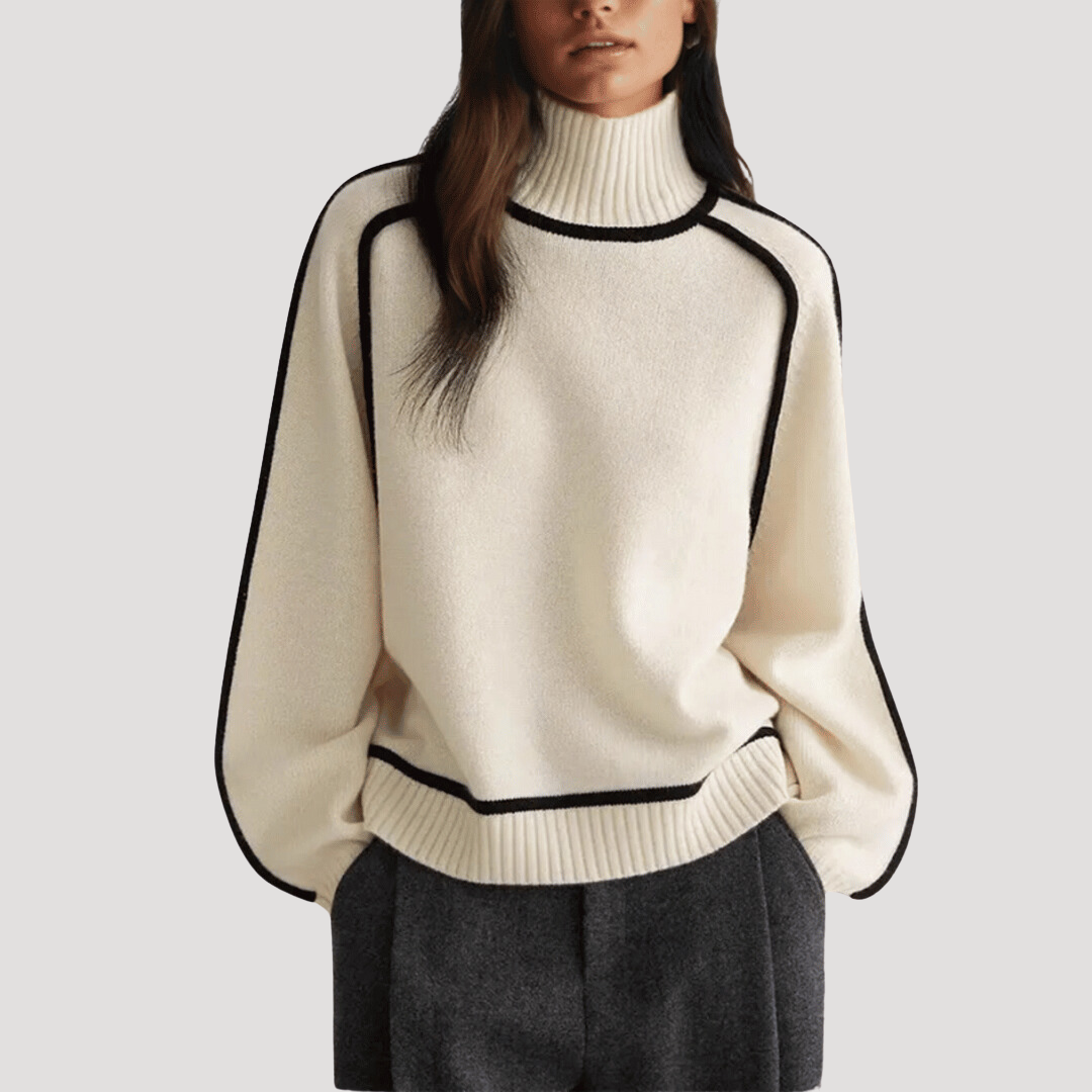 Fleecora | Organic turtleneck sweater