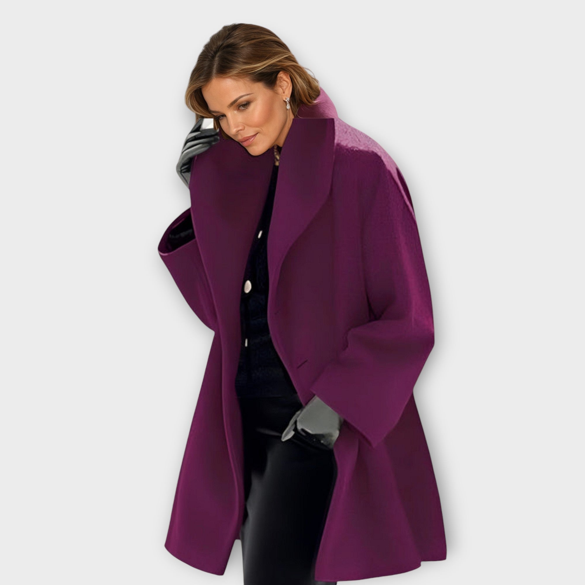 Sylvara | Windproof Wool Coat