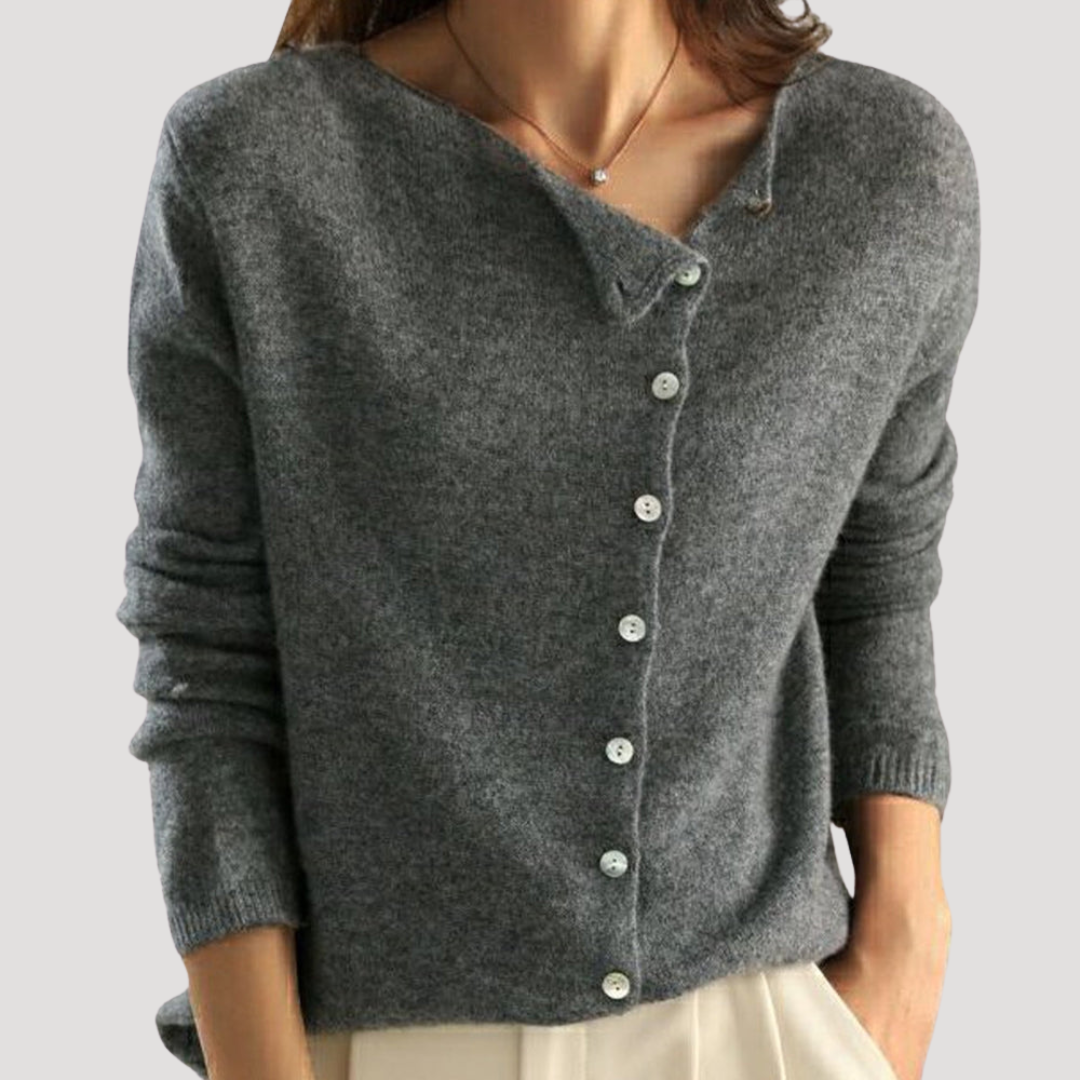 MiraCozy | Classic Buttoned Knit Cardigan