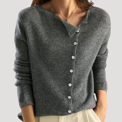 MiraCozy | Classic Buttoned Knit Cardigan