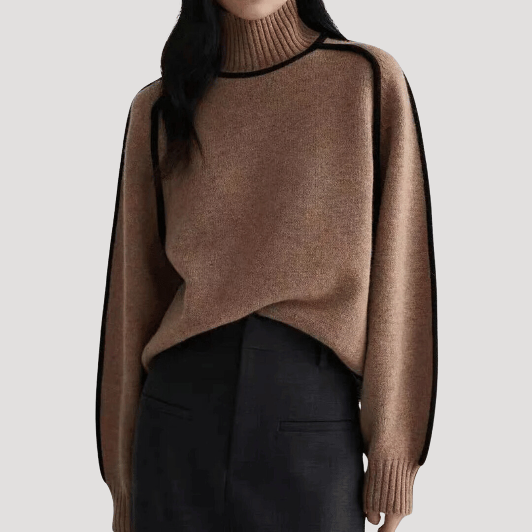 Fleecora | Organic turtleneck sweater
