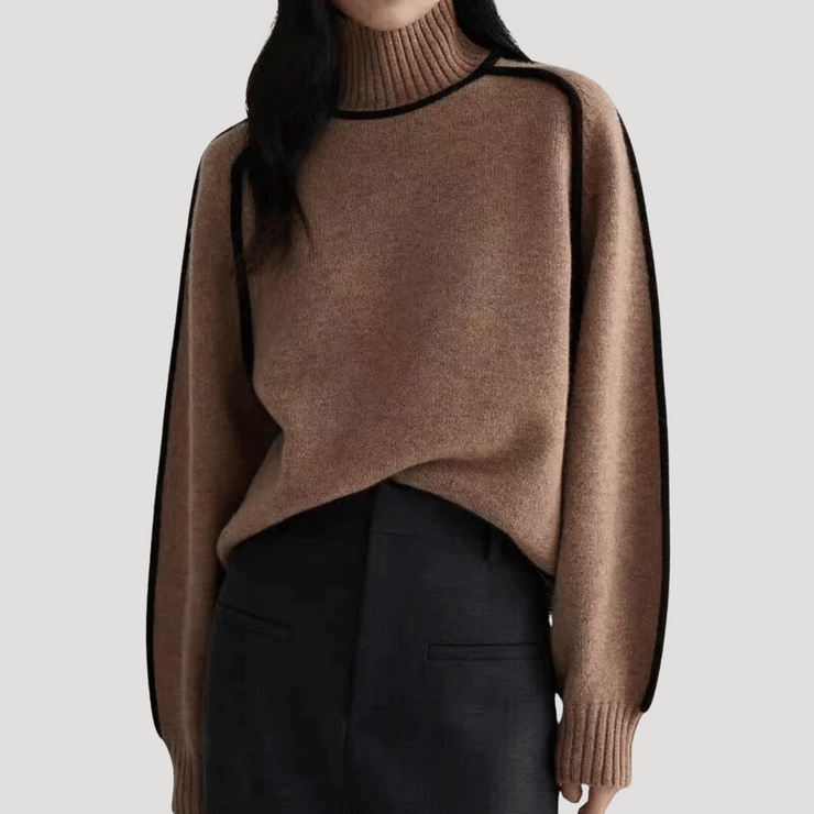 Fleecora | Organic turtleneck sweater