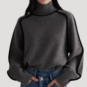 Fleecora | Organic turtleneck sweater
