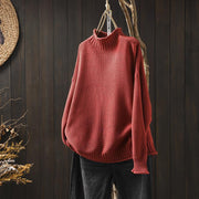 ThermaLuxe | Knitted sweater with a waffle pattern