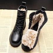 Ambrelle - Black Leather Winter Boots